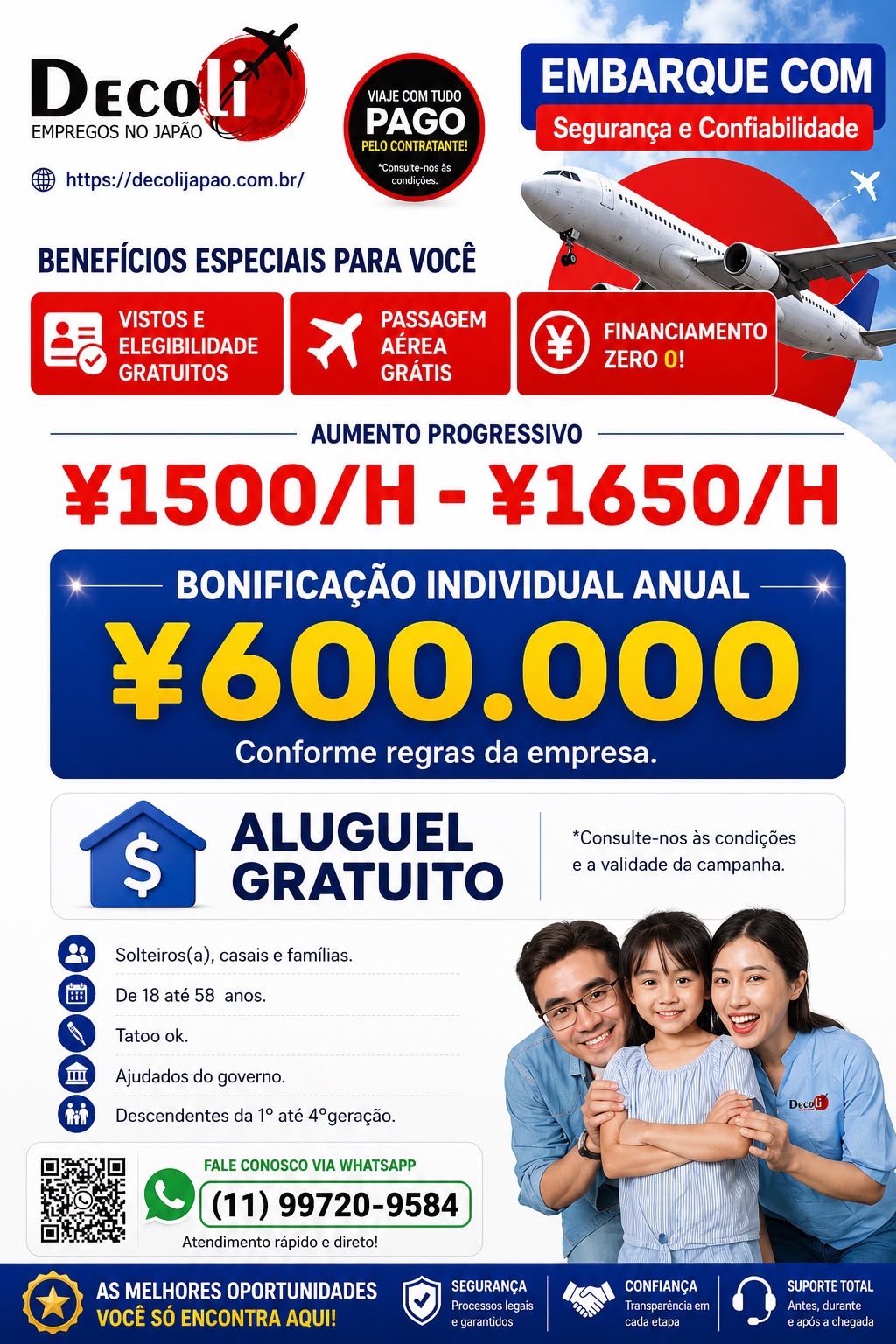 Decoli Empregos no Japão