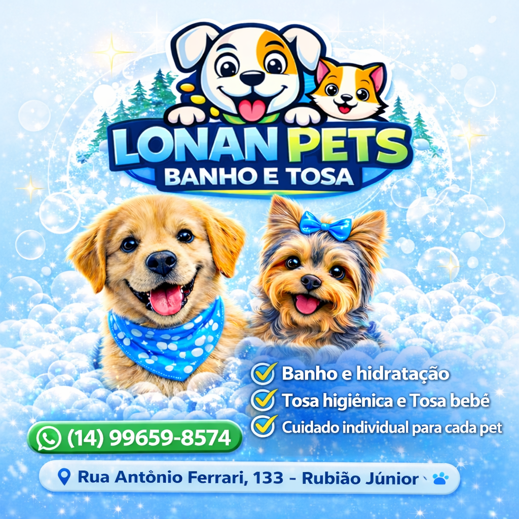 LONAN PETS - BANHO E TOSA