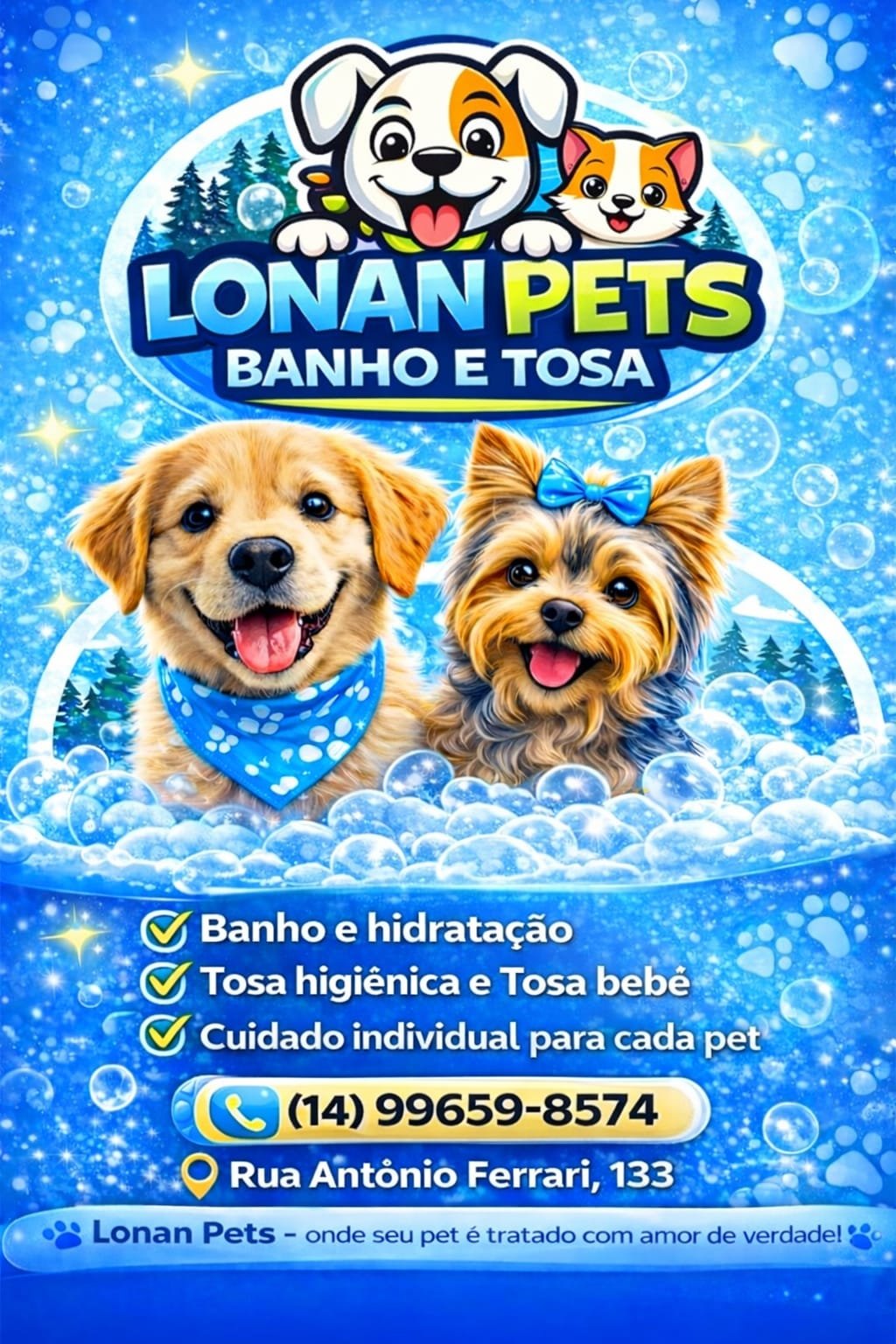 LONAN PETS - BANHO E TOSA