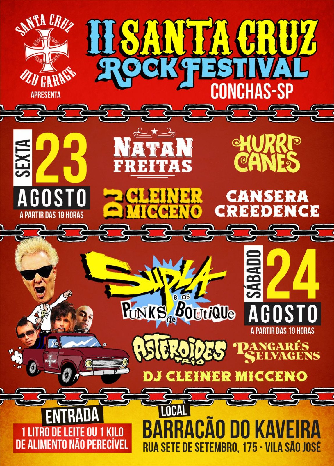 II SANTA CRUZ ROCK FESTIVAL - CONCHAS/SP