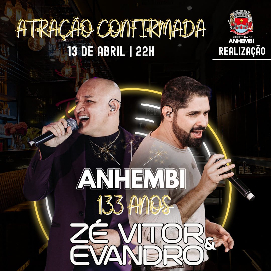 Zé Vitor e Evandro - Anhembi 133 Anos